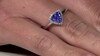 Gouden ring met een AAA tanzaniet