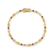 Bracelet en argent et Citrine (de Melo Essence)