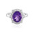 Zambian Amethyst Silver Ring