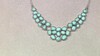 Collar en plata con Turquesa azul del Mohave Kingman (Jones Lee)