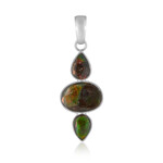 Pendentif en argent et Ammolite (Bali Barong)