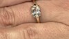 Anillo en plata con Topacio blanco