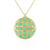Collar en plata con Crisoprasa (KM by Juwelo)