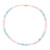 Brasilianischer Aquamarin-Silberhalskette (Adela Silber)