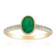 Anillo en oro con Esmeralda de Zambia