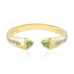 Anello in argento con Tsavorite della Tanzania (de Melo)