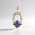 Ciondolo in oro con Tanzanite AAA (Ornaments by de Melo)