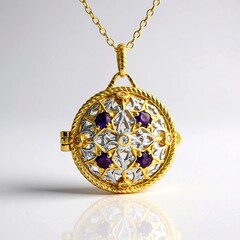 Collana in argento con Ametista