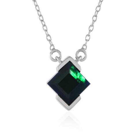 Mezezo Opal Silver Necklace