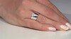 Bague en argent et Diamant I2 (H) (de Melo Essence)