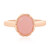 Pinkfarbener Opal-Silberring (MONOSONO COLLECTION)