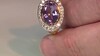Zilveren ring met een lavendel amethist (Ornaments by de Melo)