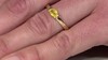 Anillo en plata con Zafiro amarillo de Madagascar