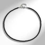 Collier en argent et Hématite noire