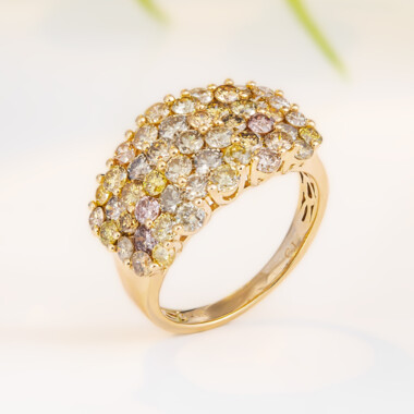 Bague en or et Diamant fancy SI2 (CIRARI)