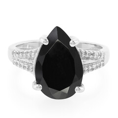 Anello in argento con Spinello Nero