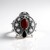 Anello in argento con Diaspro Rosso  (Desert Chic)