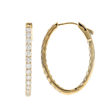 Pendientes en oro con Diamante SI2 (H) (CIRARI)
