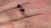 Anillo en plata con Rodolita Naktamunda