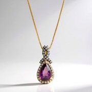 Collier en or et Grenat Rhodolite (CIRARI)