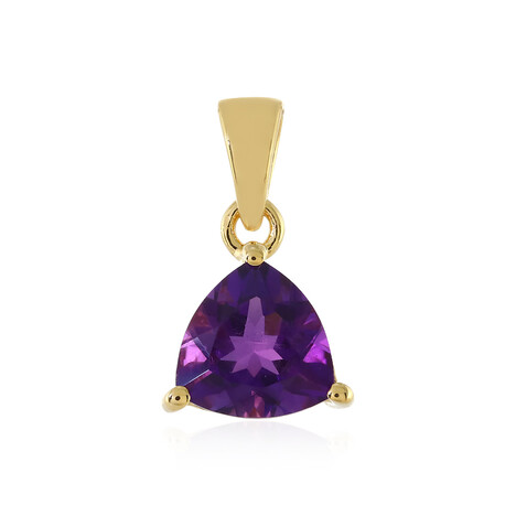 Sambia-Amethyst-Silberanhänger