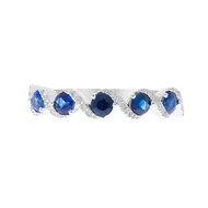 Blauer Ceylon-Saphir-Goldring