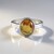 Anello in argento con Ammonite