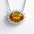 Collana in argento con Scapolite