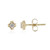 Pendientes en oro con Diamante IF (G)