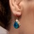 Abalone Shell Silver Earrings