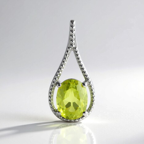 Ciondolo in argento con Sfene