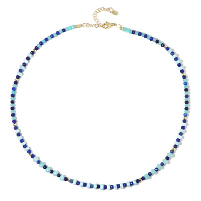 Collar en plata con Larimar