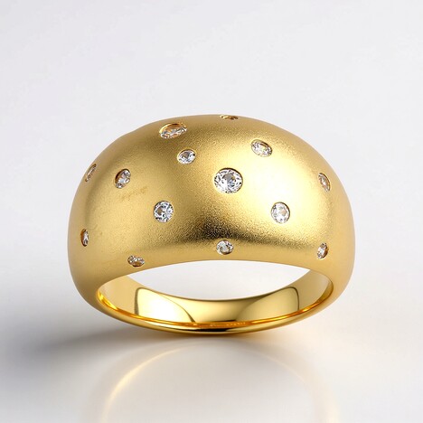 Anello in argento con Zircone