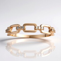 Anello in oro con Diamante Rose de France SI1 di Argyle