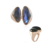 Blauer Maniry-Labradorit-Silberring (KM by Juwelo)