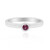 Bague en argent et Grenat Rhodolite