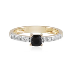 Anello in argento con Spinello Nero
