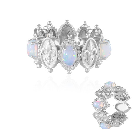 Zilveren ring met Welo-opalen (Dallas Prince Designs)