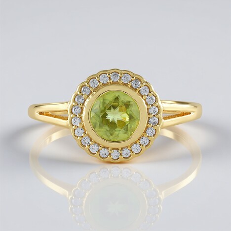 Anello in argento con Sfene