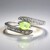 Anello in argento con Prehnite