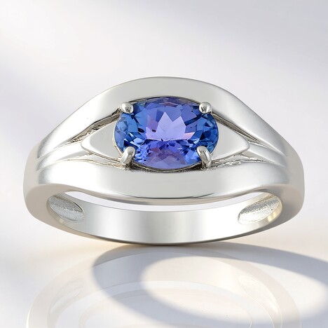 Anello in argento con Tanzanite (Pallanova)