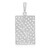 Zirkon-Silberanhänger