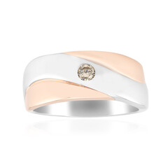 I1 Argyle-Rose de France-Brillant-Silberring