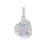 Zilveren hanger met een Welo-opaal