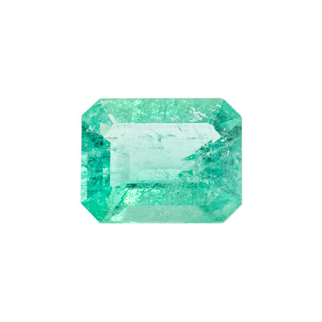 Edelsteen met een Muzo smaragd