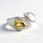 Anello in argento con Zircone Giallo (SAELOCANA)