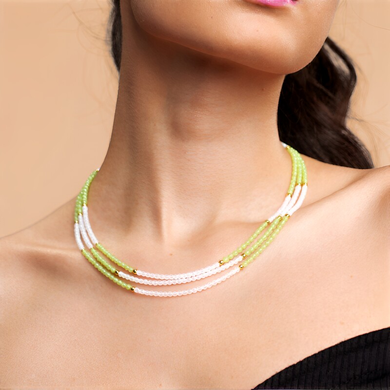 Collar en plata con Peridoto