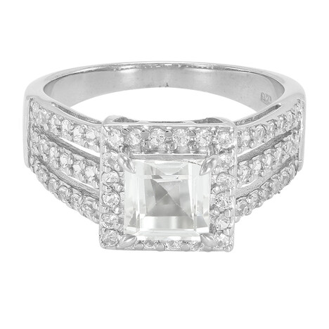 Anello in argento con Topazio Ghiaccio