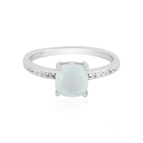 Anillo en plata con Ópalo Paraíba