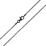 925er Silber-Ankerkette - 3,71 g - 90 cm - rutheniert